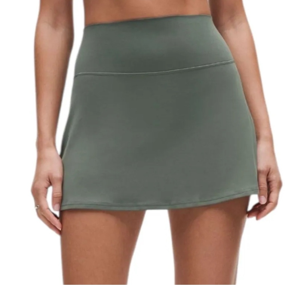NWT Lululemon Align High-Rise Skirt Dark Forrest